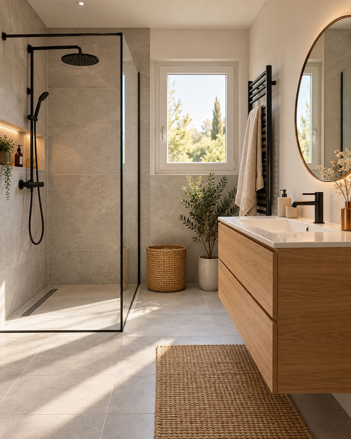 Salle de bain rénovée par Plombier Neuchâtel à Neuchâtel